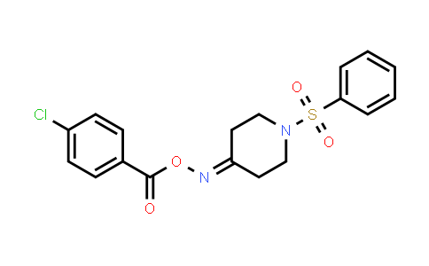 MC862804 | 477847-24-8 | 1-(苯磺酰基)哌啶-4-酮O-(4-氯苯甲酰基)肟