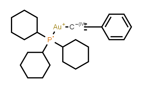 CAS No. 49788-63-8, (2-Phenylethynyl)(tricyclohexylphosphine)gold