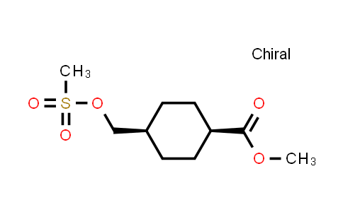 502653-10-3 | Methyl cis-4-(((methylsulfonyl)oxy)methyl)cyclohexane-1-carboxylate