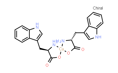 CAS No. 57636-91-6, Bis[D-tryptophanato(O,N)]copper(II)