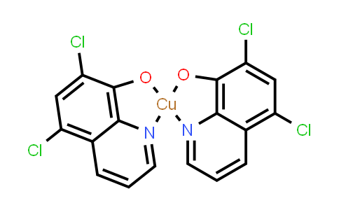 CAS No. 59460-86-5, (SP-4-1)-Bis(5,7-dichloro-8-quinolinato)copper(II)