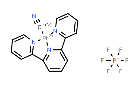 CAS No. 65599-60-2, [Platinum(II) (cyanide)(2,2"6,2"2-terpyridine)](hexafluorophosphate)