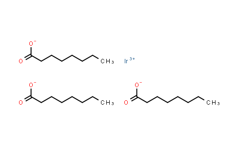 CAS No. 67816-08-4, Octanoic acid, iridium(3+) salt (3:1)