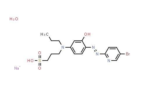 DY862995 | 679787-08-7 | 3-((4-((5-Bromopyridin-2-yl)diazenyl)-3-hydroxyphenyl)(propyl)amino)propane-1-sulfonic acid, sodium salt hydrate
