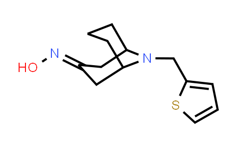 CAS No. 685120-10-9, n-{9-[(thiophen-2-yl)methyl]-9-azabicyclo[3.3.1]nonan-3-ylidene}hydroxylamine
