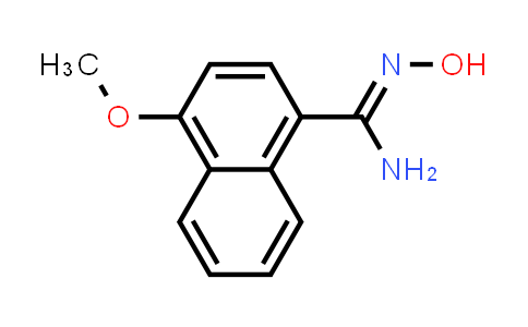 CAS No. 690632-32-7, N'-hydroxy-4-methoxy-1-naphthimidamide
