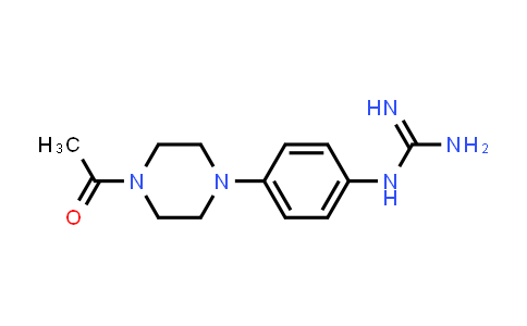 CAS No. 693230-06-7, 1-(4-(4-Acetylpiperazin-1-yl)phenyl)guanidine