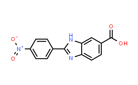 CAS No. 69570-99-6, 2-(4-Nitrophenyl)-1h-1,3-benzodiazole-6-carboxylic acid