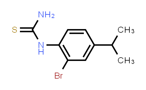 724426-94-2 | 1-(2-Bromo-4-isopropylphenyl)thiourea
