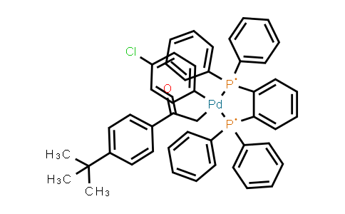 DY863038 | 727722-26-1 | (3-Chlorophenyl)[2-[4-(1,1-dimethylethyl)phenyl]-2-oxoethyl][1,2-phenylenebis[diphenylphosphine-κP]]palladium