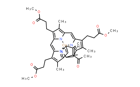 CAS No. 74822-29-0, Copper(II) 2-acetyl-4,6,7-tris[2-(methoxycarbonyl)ethyl]-1,3,5,8-tetramethylporphyrin