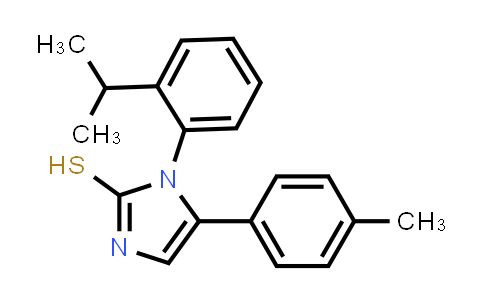 790681-62-8 | 5-(4-甲基苯基)-1-[2-(丙-2-基)苯基]-1h-咪唑-2-硫醇