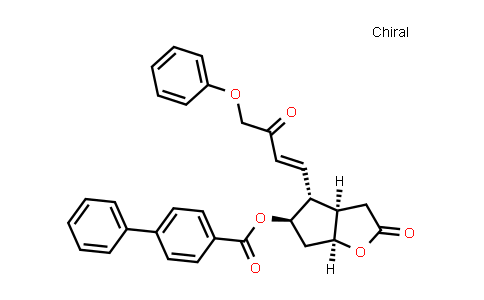 CAS No. 79171-99-6, (3AR,4R,5R,6aS)-2-oxo-4-((E)-3-oxo-4-phenoxybut-1-en-1-yl)hexahydro-2H-cyclopenta[b]furan-5-yl [1,1'-biphenyl]-4-carboxylate