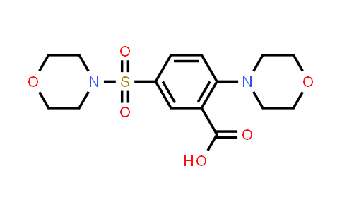 CAS No. 796106-55-3, 2-Morpholino-5-(morpholinosulfonyl)benzoic acid
