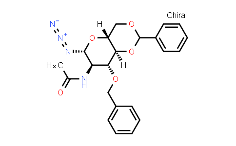 CAS No. 80887-27-0, 2-乙酰氨基-3-O-苄基-4,6-O-苯亚甲基-2-脱氧-β-D-吡喃葡萄糖基叠氮化物