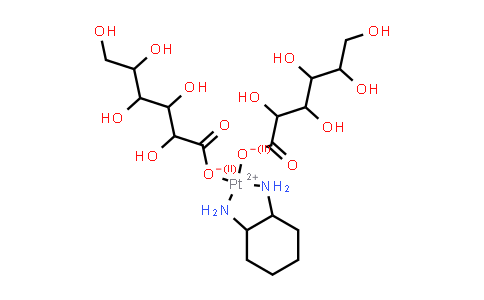 CAS No. 82310-65-4, [SP-4-2-(1R-反式)]-(1,2-环己基二胺-N,N')双(D-葡萄糖酸-O1)铂