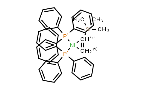 CAS No. 82631-87-6, π-(trimethylvinylsilane)bis(triphenylphosphine)nickel(0)