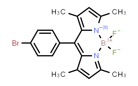 CAS No. 850534-66-6, 10-(4-Bromophenyl)-5,5-difluoro-1,3,7,9-tetramethyl-5H-dipyrrolo[1,2-c:2',1'-f][1,3,2]diazaborinin-4-ium-5-uide