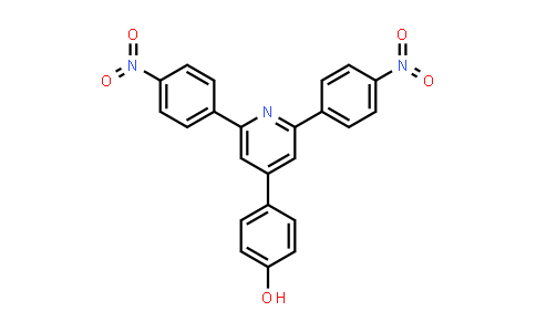 CAS No. 850735-06-7, 4-(2,6-Bis(4-nitrophenyl)pyridin-4-yl)phenol