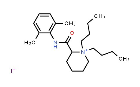 CAS No. 852669-91-1, 1,1-Dibutyl-2-((2,6-dimethylphenyl)carbamoyl)piperidin-1-ium iodide
