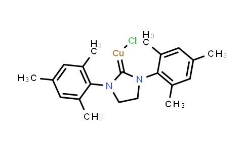 CAS No. 855517-60-1, (1,3-Dimesitylimidazolidin-2-ylidene)copper(III) chloride