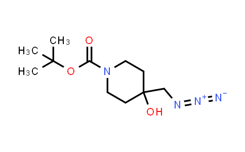 CAS No. 863561-68-6, Tert-butyl 4-(azidomethyl)-4-hydroxypiperidine-1-carboxylate