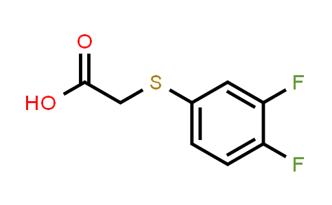 CAS No. 867311-53-3, 2-[(3,4-二氟苯基)硫烷基]乙酸