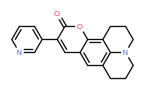 CAS No. 87349-92-6, 10-(Pyridin-3-yl)-2,3,6,7-tetrahydro-1H-pyrano[2,3-f]pyrido[3,2,1-ij]quinolin-11(5H)-one
