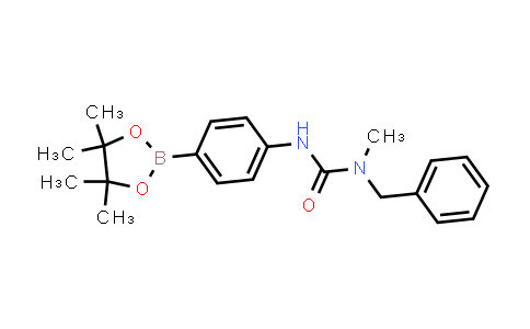 874298-13-2 | 1-Benzyl-1-methyl-3-(4-(4,4,5,5-tetramethyl-1,3,2-dioxaborolan-2-yl)phenyl)urea