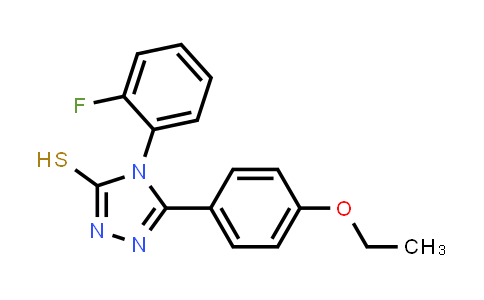 DY863161 | 885460-05-9 | 5-(4-乙氧基苯基)-4-(2-氟苯基)-4H-1,2,4-三唑-3-硫醇