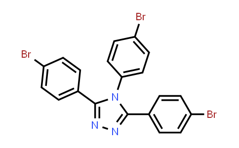 CAS No. 920984-66-3, 3,4,5-Tris(4-bromophenyl)-4H-1,2,4-triazole