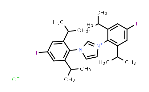 CAS No. 934008-48-7, 1,3-Bis(4-iodo-2,6-diisopropylphenyl)-1H-imidazol-3-iumchloride