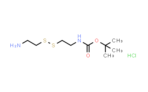DY863213 | 93790-49-9 | Tert-butyl (2-((2-aminoethyl)disulfanyl)ethyl)carbamate hydrochloride