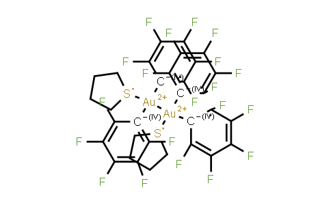 938163-22-5 | Gold, tetrakis(2,3,4,5,6-pentafluorophenyl)bis(tetrahydrothiophene)di-, (Au-Au), stereoisomer