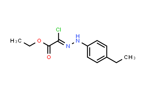 CAS No. 96734-46-2, Ethyl (2Z)-2-chloro-2-[2-(4-ethylphenyl)hydrazin-1-ylidene]acetate